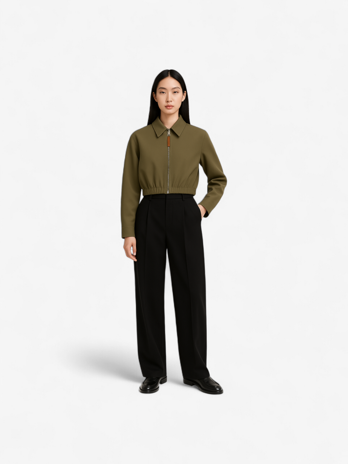 Hills cropped jacket